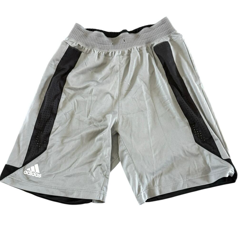 Adidas Men’s Basketball Shorts XL Gray/Black